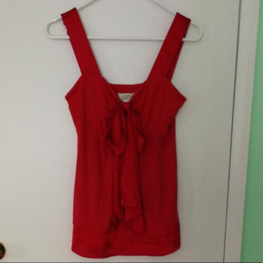 Red Top With Bow